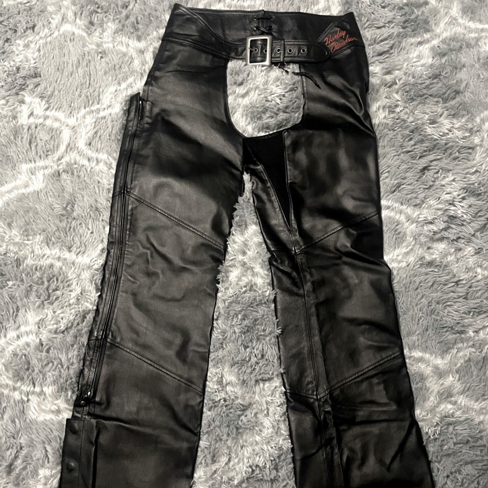 Harley Davidson riding chaps